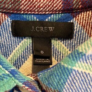 J.Crew Multicolor Plaid Shirt